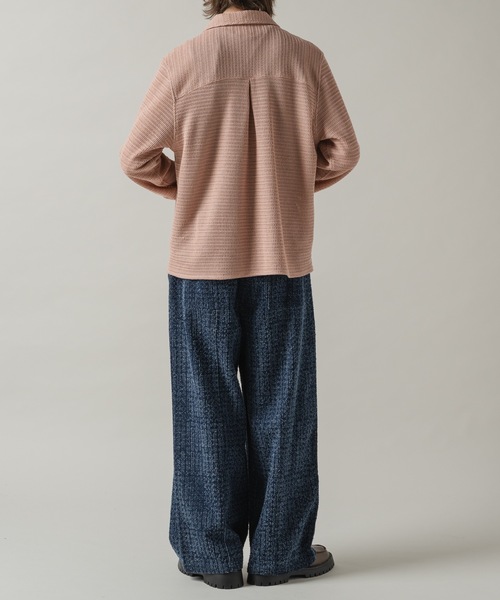 CASPER JOHN（キャスパージョン）の「Wave knit shirts/ウェーブニットシャツ（シャツ/ブラウス・メンズ・ブラック/ピンク/ブラウン/ホワイト/ミント・SMALL/X-SMALL/LARGE/MEDIUM）」の19枚目の写真