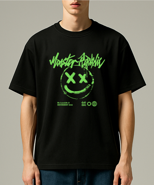 MONSTER REPUBLIC(モンスターリパブリック)の「スマイルパステルグリーンTシャツブラック_8142(Tシャツ/カットソー・レディース・その他・SMALL/MEDIUM/LARGE/X-LARGE)」の4枚目の写真