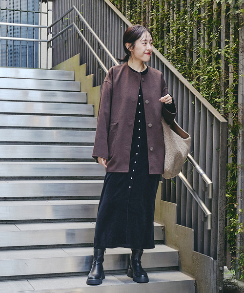 LE TALON（ルタロン）の「《WEB+高輪店限定/追加3》6cmボリュームソールフィットショートブーツ（ブーツ・レディース・ブラック系その他・LARGE/MEDIUM/SMALL/X-SMALL/X-LARGE）」の3枚目の写真