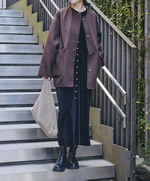 LE TALON（ルタロン）の「《WEB+高輪店限定/追加3》6cmボリュームソールフィットショートブーツ（ブーツ・レディース・ブラック系その他・LARGE/MEDIUM/SMALL/X-SMALL/X-LARGE）」の5枚目の写真