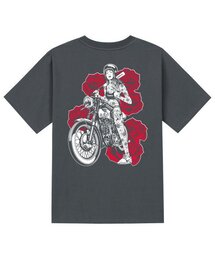 KTG0151 チカノガールズバイク 半袖Tシャツ - グレー