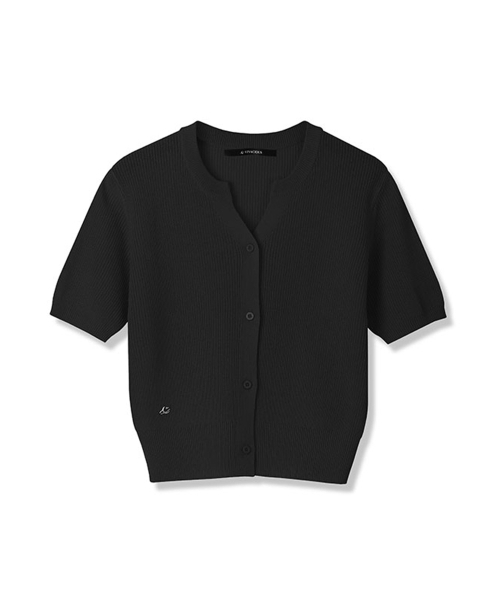 Vivacious（ビバシャス）の「Cooling V-neck knit Cardigan - 4COL（カーディガン/ボレロ・レディース・ブラック/アイボリー/スカイブルー/ピンク・FREE）」の5枚目の写真