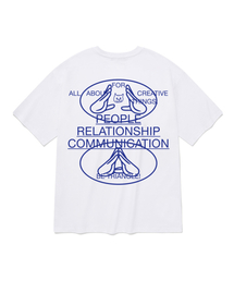 SAINTPAIN | [セイントペイン x トライアングルスタジオ] トライアングル半袖Tシャツ-ホワイト(Tシャツ/カットソー)