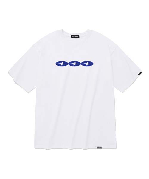SAINTPAIN（セイントペイン）の「[セイントペイン x トライアングルスタジオ] トライアングル半袖Tシャツ-ホワイト（Tシャツ/カットソー・レディース・その他・LARGE/MEDIUM）」の2枚目の写真