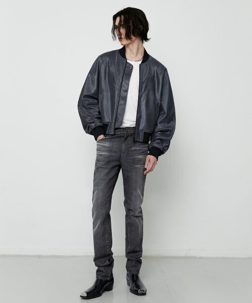 LMOOD(エルムード)の「メタリックダブルメッシュボマージャケットグレー(ブルゾン・レディース・その他・44/46/48)」の8枚目の写真