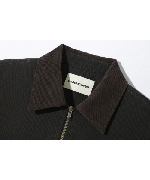 BASEMOMENT(ベースモーメント)の「プリーツダイングワークジャケットヴィンテージブラック(その他アウター・メンズ・その他・MEDIUM/LARGE)」の3枚目の写真