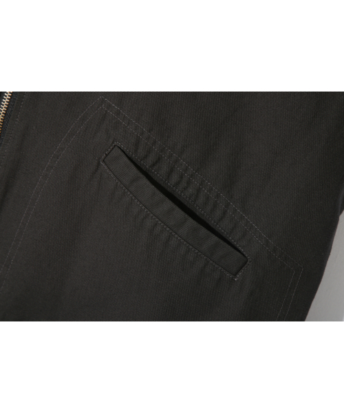 BASEMOMENT(ベースモーメント)の「プリーツダイングワークジャケットヴィンテージブラック(その他アウター・メンズ・その他・MEDIUM/LARGE)」の5枚目の写真