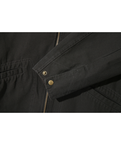 BASEMOMENT(ベースモーメント)の「プリーツダイングワークジャケットヴィンテージブラック(その他アウター・メンズ・その他・MEDIUM/LARGE)」の7枚目の写真