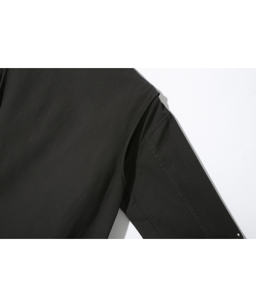 BASEMOMENT(ベースモーメント)の「プリーツダイングワークジャケットヴィンテージブラック(その他アウター・メンズ・その他・MEDIUM/LARGE)」の9枚目の写真