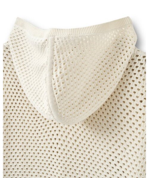 BESLOW（ビースロー）の「PUNCHING NET HOODED KNIT IVORY（ニット/セーター・メンズ・その他・SMALL/MEDIUM）」の10枚目の写真
