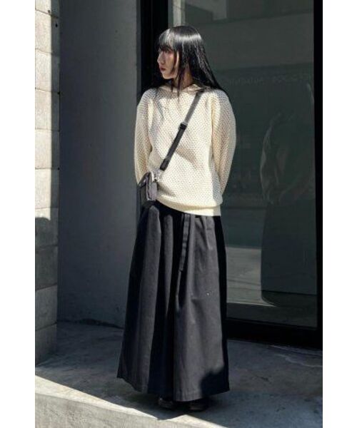 BESLOW（ビースロー）の「PUNCHING NET HOODED KNIT IVORY（ニット/セーター・メンズ・その他・SMALL/MEDIUM）」の3枚目の写真