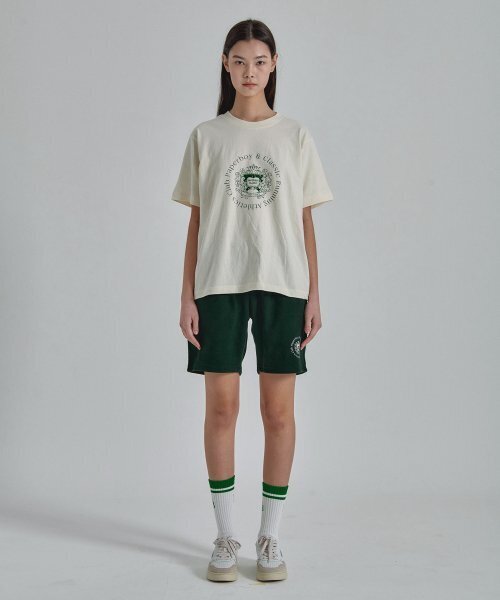 PAPERBOY(ペーパーボーイ)の「カウンティ半袖Tシャツ-クリーム(Tシャツ/カットソー・レディース・その他・LARGE/MEDIUM/SMALL/X-LARGE)」の2枚目の写真
