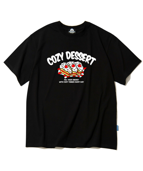 TRIPSHION(トリップション)の「コージーケーキ グラフィックTシャツ - ブラック(Tシャツ/カットソー・メンズ・その他・LARGE/MEDIUM/X-LARGE)」の1枚目の写真