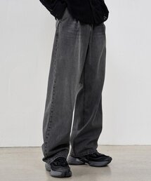OURDAYZ（アワーデイズ）の「ワイドフィットデニムパンツ [WASHED GREY]（デニムパンツ）」