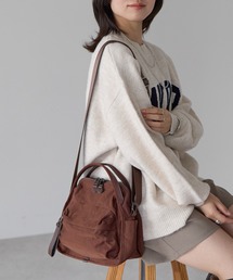 &MARKS（アンドマークス）の「N23【ナイロン】2WAYミニショルダーバッグ（ショルダーバッグ）」