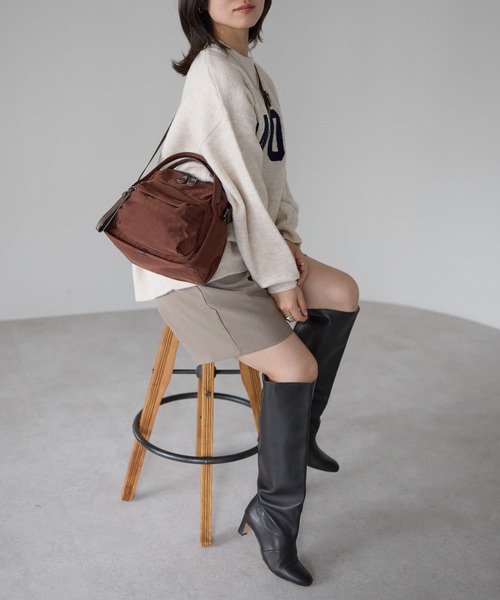 &MARKS(アンドマークス)の「N23【ナイロン】2WAYミニショルダーバッグ(ショルダーバッグ・レディース・ブラック/ベージュ/ブラウン・FREE)」の19枚目の写真