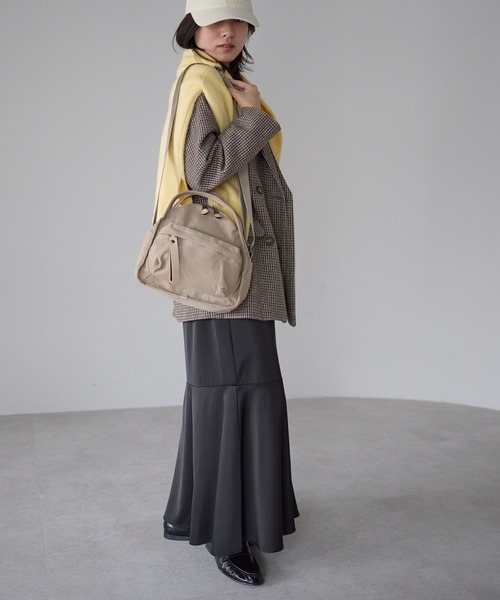 &MARKS(アンドマークス)の「N23【ナイロン】2WAYミニショルダーバッグ(ショルダーバッグ・レディース・ブラック/ベージュ/ブラウン・FREE)」の11枚目の写真