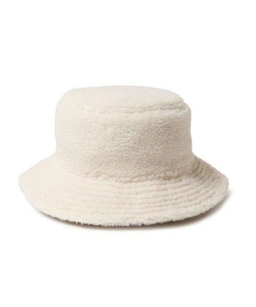 NEW ERA（ニューエラ）の「【NEW ERA】キッズ Youth バケット Boa Fleece ボアフリース ベーシック [SSL]（ハット・キッズ・ホワイト/ブラック・S/M/L）」の2枚目の写真