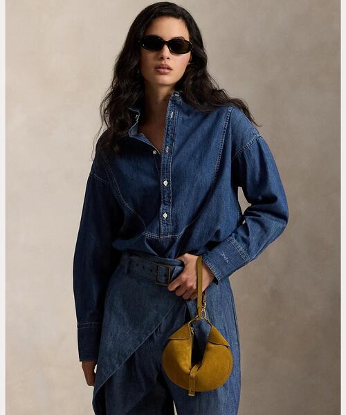 Polo ID スエード ミニ ショルダー バッグ（ショルダーバッグ）｜POLO