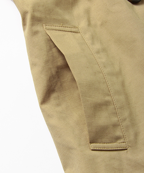 B:MING by BEAMS（ビーミングバイビームス）の「ビーミング by ビームス / ノーカラートレンチコート 16SS（トレンチコート・レディース・オリーブ/ベージュ・LARGE/MEDIUM/SMALL）」の18枚目の写真