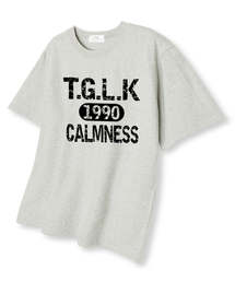 クラックTGLK オーバーサイズ 半袖Tシャツ オートミール