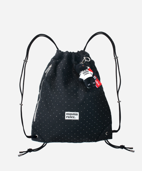 INT] Gym sack string bag _ Twilight black（バックパック/リュック