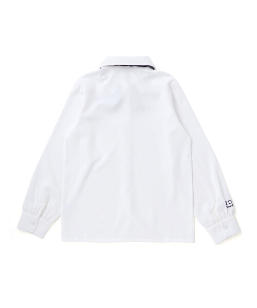 ZIDDY(ジディ)の「【 ニコ☆プチ 掲載 】リボン付きブラウス(130~160cm)(シャツ/ブラウス・キッズ・ブルー/ホワイト・150cm/140cm/130cm/FREE)」の9枚目の写真