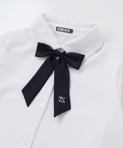 ZIDDY(ジディ)の「【 ニコ☆プチ 掲載 】リボン付きブラウス(130~160cm)(シャツ/ブラウス・キッズ・ブルー/ホワイト・150cm/140cm/130cm/FREE)」の10枚目の写真