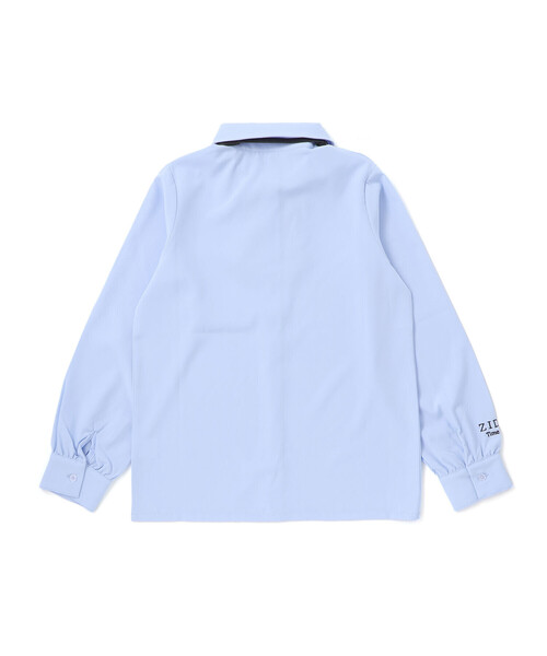 ZIDDY(ジディ)の「【 ニコ☆プチ 掲載 】リボン付きブラウス(130~160cm)(シャツ/ブラウス・キッズ・ブルー/ホワイト・150cm/140cm/130cm/FREE)」の21枚目の写真