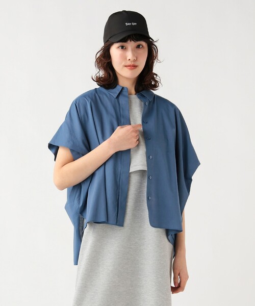 BEAMS HEART(ビームスハート)の「【洗濯可・極上の肌触り】ビッグ シルエット シャツ(シャツ/ブラウス・レディース・ブラウン/オフホワイト/ネイビー/ブルー系その他・FREE)」の15枚目の写真