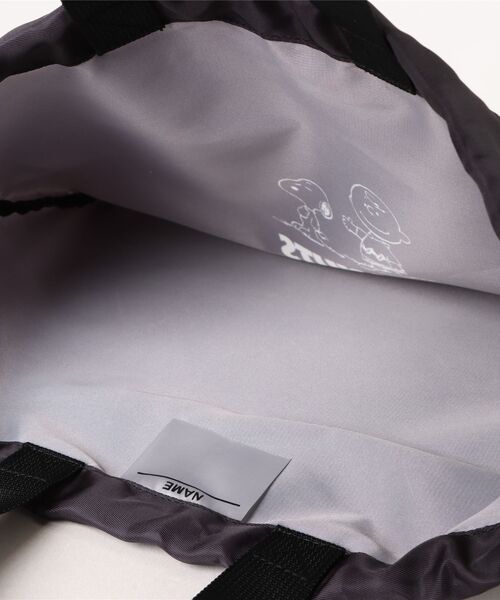 PEANUTS（ピーナッツ）の「PEANUTS SNOOPY（ピーナッツ スヌーピー）キャラクタープリントナップサック/リュックサック（バックパック/リュック・レディース・パープル/グレー/サックスブルー/ブラック/ピンク・FREE）」の8枚目の写真