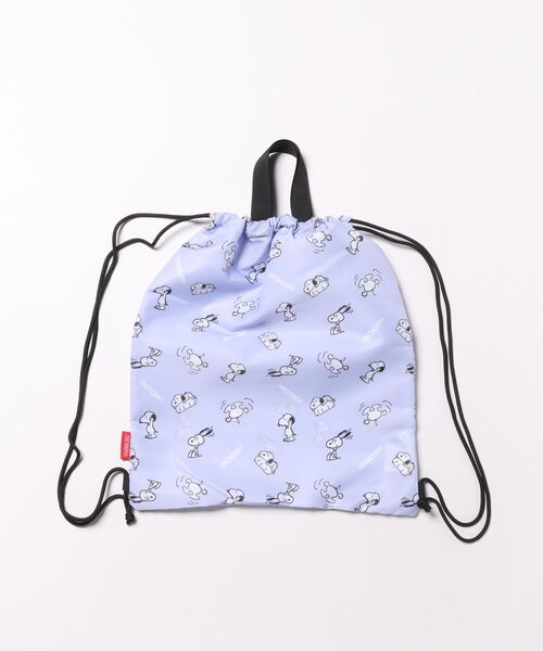 PEANUTS（ピーナッツ）の「PEANUTS SNOOPY（ピーナッツ スヌーピー）キャラクタープリントナップサック/リュックサック（バックパック/リュック・レディース・パープル/グレー/サックスブルー/ブラック/ピンク・FREE）」の10枚目の写真
