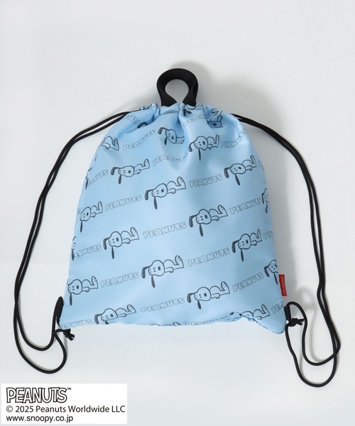 PEANUTS(ピーナッツ)の「PEANUTS SNOOPY(ピーナッツ スヌーピー)キャラクタープリントナップサック/リュックサック(バックパック/リュック・レディース・パープル/グレー/サックスブルー/ブラック/ピンク・FREE)」の20枚目の写真