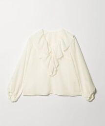 EMMEL REFINES（エメルリファインズ）の「<EMMEL REFINES>EM スパンボイル フリル ブラウス（シャツ/ブラウス）」