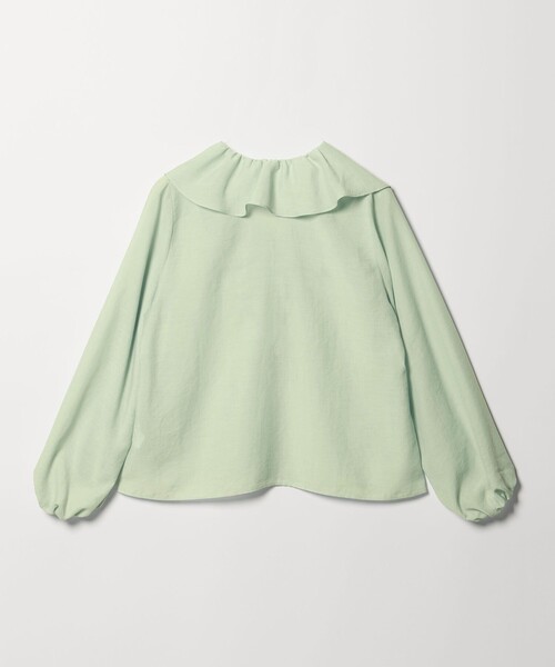 EMMEL REFINES(エメルリファインズ)の「<EMMEL REFINES>EM スパンボイル フリル ブラウス(シャツ/ブラウス・レディース・オフホワイト/ライトブルー/ライム・FREE)」の20枚目の写真