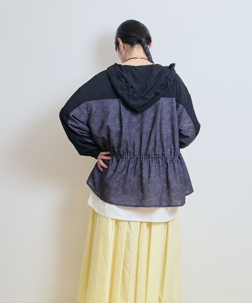 LHELBIE(レルビエ)の「レースワークブルゾン(ブルゾン・レディース・インディゴブルー/ブラック/アイボリー・M)」の19枚目の写真
