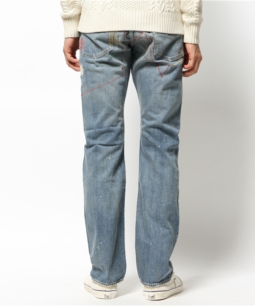 HYSTERIC GLAMOUR(ヒステリックグラマー)の「RZS加工デニム ストレートPT(デニムパンツ・メンズ・インディゴブルー・31inch/34inch/30inch/28inch/29inch/32inch)」の5枚目の写真