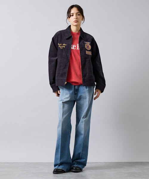 THRIFTY LOOK(スリフティールック)の「【THRIFTY LOOK スリフティルック】 FFA JACKET/ファーマーズジャケット/ユニセックス(ブルゾン・メンズ・ホワイト/ネイビー・M/L)」の4枚目の写真
