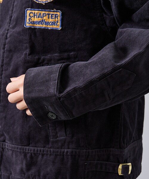 THRIFTY LOOK(スリフティールック)の「【THRIFTY LOOK スリフティルック】 FFA JACKET/ファーマーズジャケット/ユニセックス(ブルゾン・メンズ・ホワイト/ネイビー・M/L)」の15枚目の写真