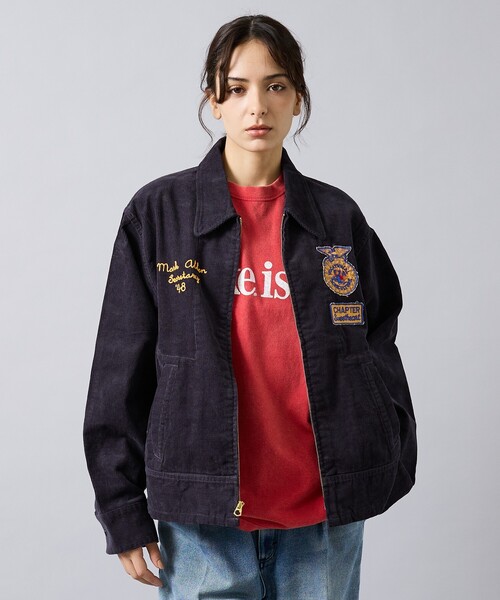 THRIFTY LOOK(スリフティールック)の「【THRIFTY LOOK スリフティルック】 FFA JACKET/ファーマーズジャケット/ユニセックス(ブルゾン・メンズ・ホワイト/ネイビー・M/L)」の18枚目の写真