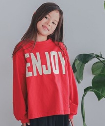 ZERO standerd（ゼロスタンダード）の「zero standard/ゼロスタンダード ENJOYロングTシャツ（Tシャツ/カットソー）」