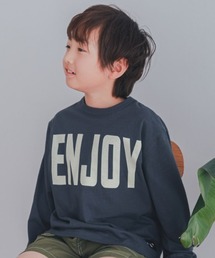 ZERO standerd（ゼロスタンダード）の「zero standard/ゼロスタンダード ENJOYロングTシャツ（Tシャツ/カットソー）」