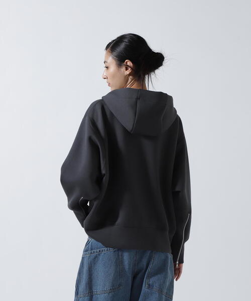 upperhights(アッパーハイツ)の「upper hights(アッパーハイツ)THE FLAG HOODIE(パーカー・レディース・ホワイト/チャコールグレー・F)」の20枚目の写真