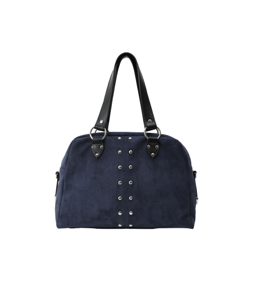 SAND MUSEUM（サンドミュージアム）の「MAGAZINE BAG [Suede Navy]（ショルダーバッグ・レディース・その他・FREE）」の3枚目の写真