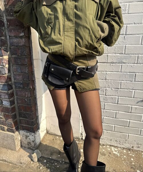 SAND MUSEUM（サンドミュージアム）の「MAGAZINE BAG [Suede Navy]（ショルダーバッグ・レディース・その他・FREE）」の7枚目の写真