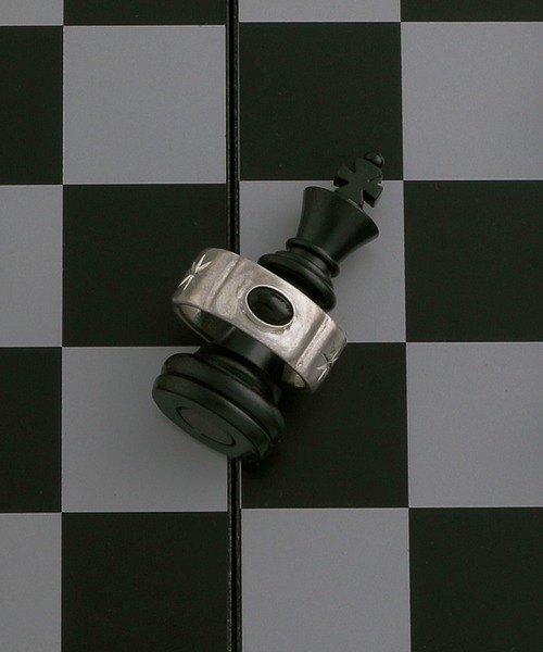 silver925】Stone Ring / オニキスストーンリング（リング）｜whoseA