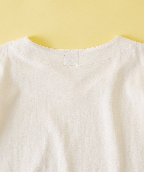 Zooodle(ズードル)の「Key neck T-shirt - キーネックTシャツ -(Tシャツ/カットソー・メンズ・チャコールグレー/ホワイト・MEDIUM/LARGE)」の19枚目の写真