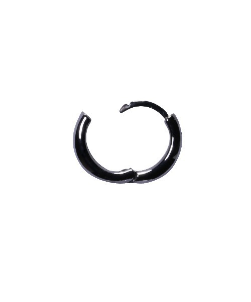 JAM HOME MADE（ジャムホームメイド）の「ラウンド ダイヤモンド ピアス S ブラック（ピアス（片耳用）・メンズ・ブラック・ONE SIZE）」の5枚目の写真