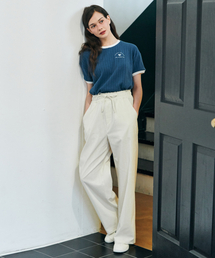 METAPHER（メタファ）の「MET レディース 夏 ワイドバンディングパンツ アイボリー（その他パンツ）」