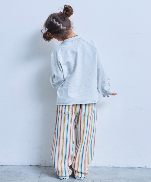 LSP WOW（エルエスピーワオ）の「【LSP WOW!】weekly food 9分丈イージーパンツ（その他パンツ・キッズ・ブルー/ライトブルー/レッド/ピンク/オレンジ/チャコール/キナリ・90/100/110/120/80/130/95）」の15枚目の写真